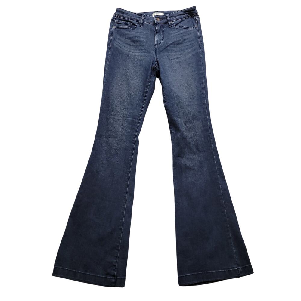 Sofia Jeans by Sofia Vergara Womens Size 4 Dark Wash Flare Stretch Jeans